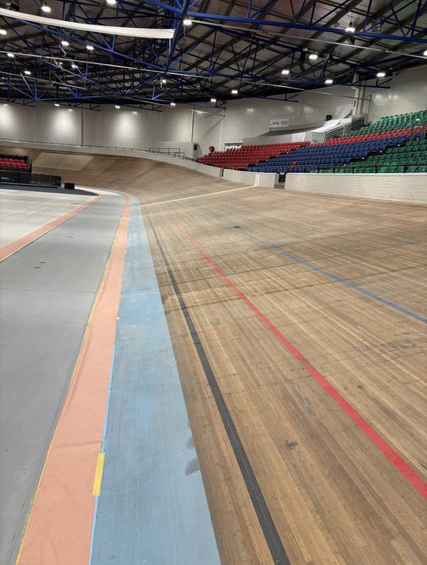 Silverdome track works